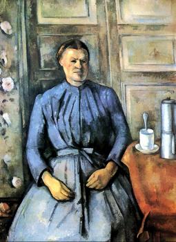 Paul Cezanne : Woman with a Coffeepot